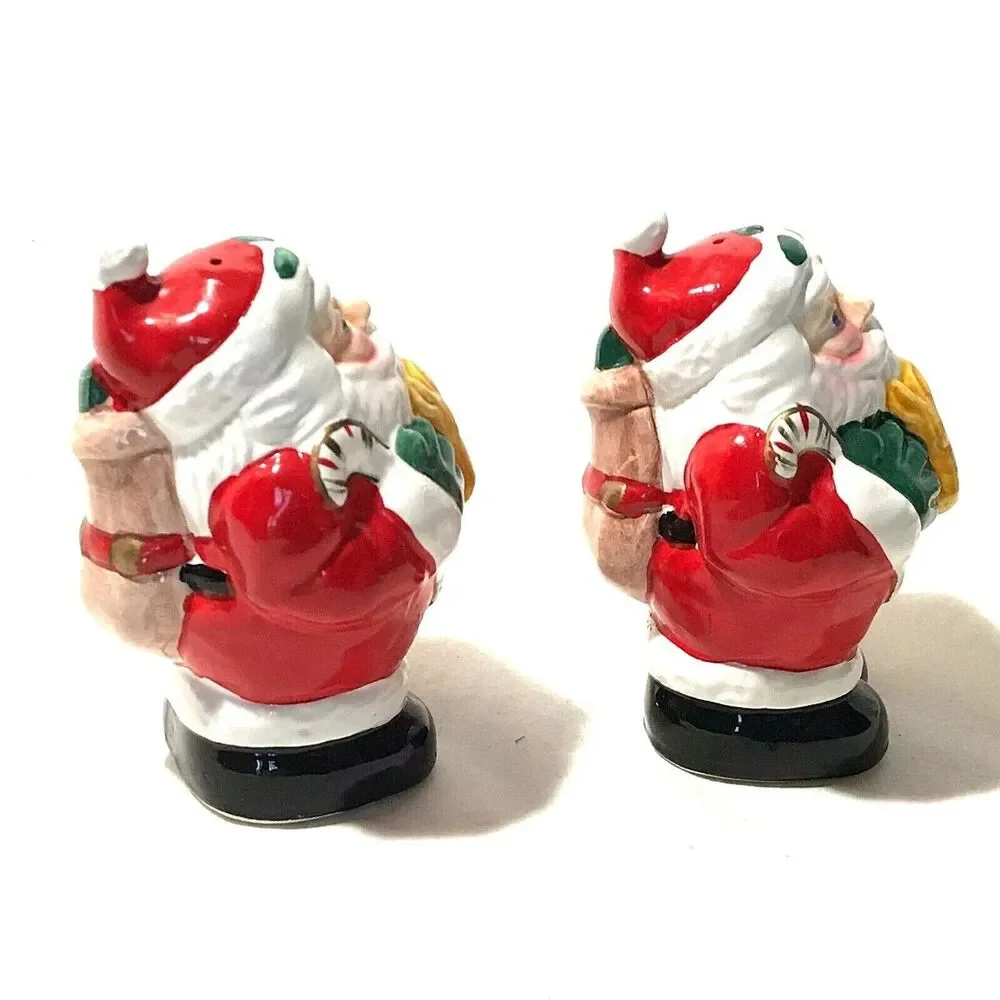 Christmas Village vintage santa